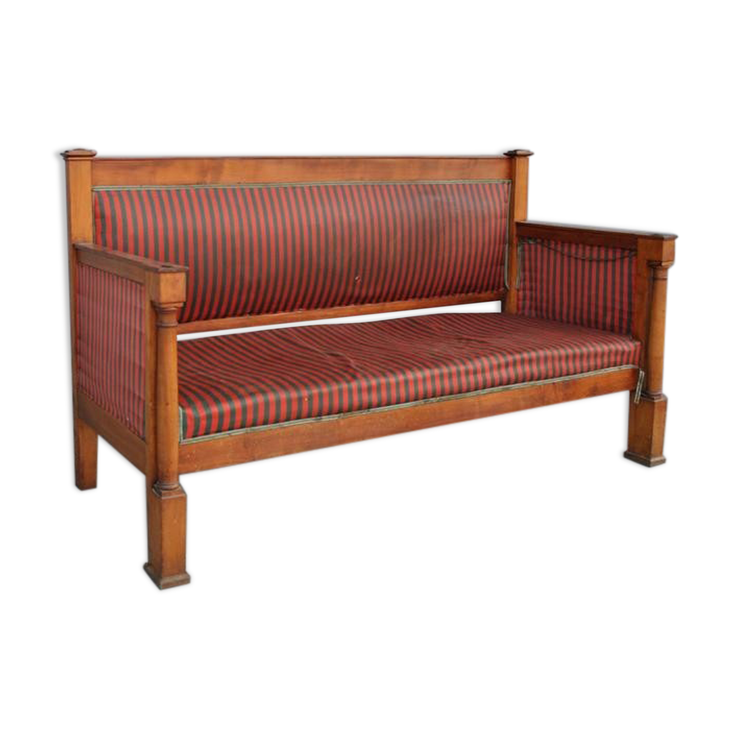 Seat style Empire early 1900s mahogany