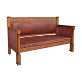Banquette de style Empire en acajou années 1900