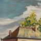 "Lioujas School", Aveyron, oil on canvas signed L Durand 1957