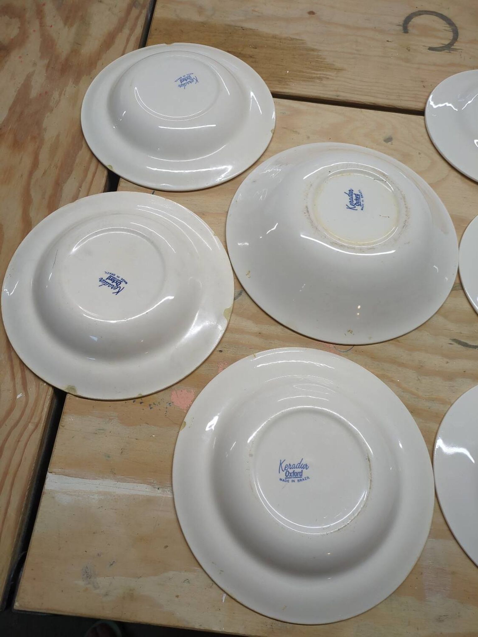 Lot assiettes Keradur Oxford