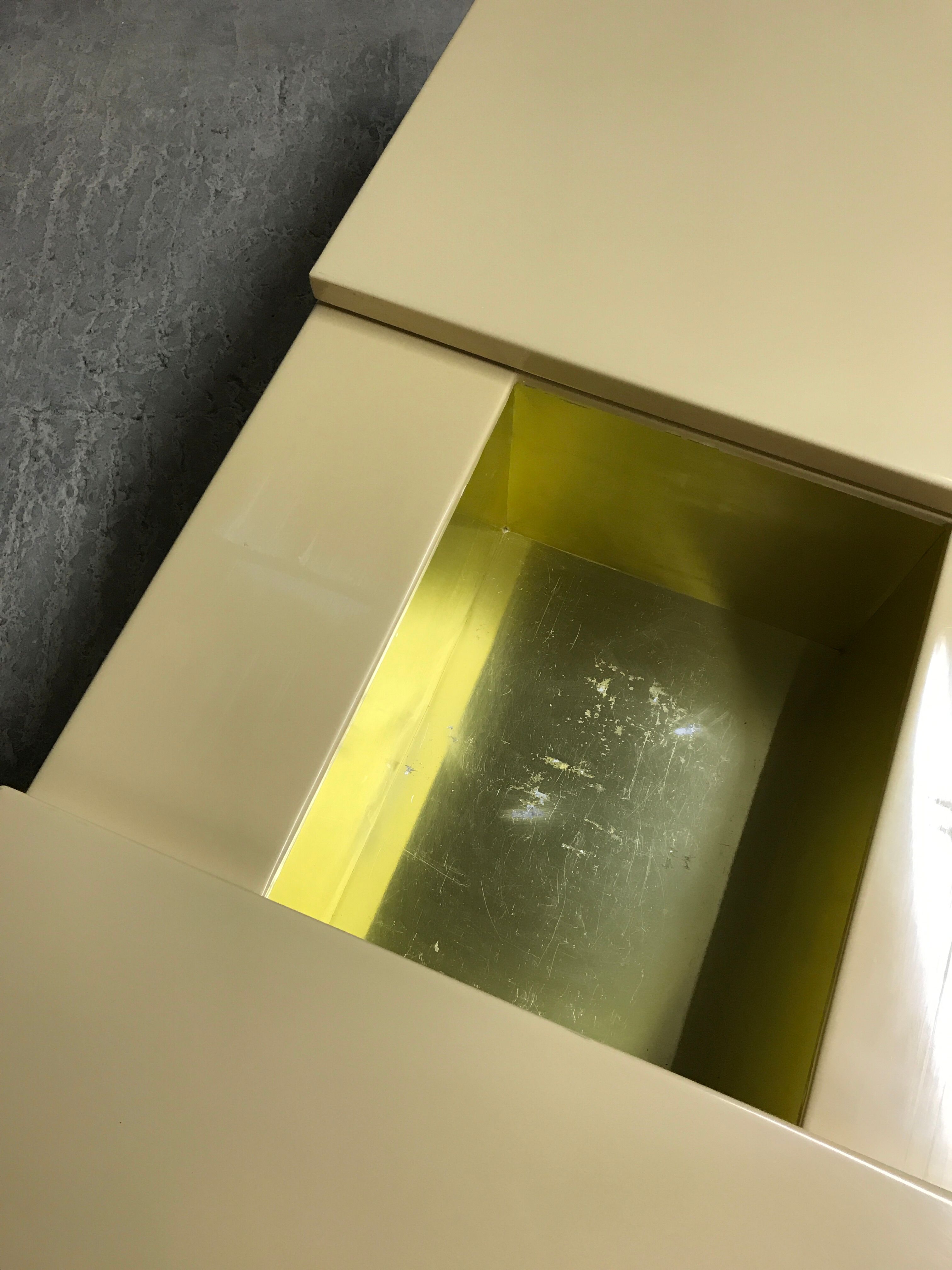 Vintage hidden bar coffee table, 1970s