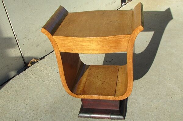 Console from the 1950s, mahogany and Sycamore