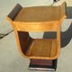 Console des années 50, acajou et sycomore