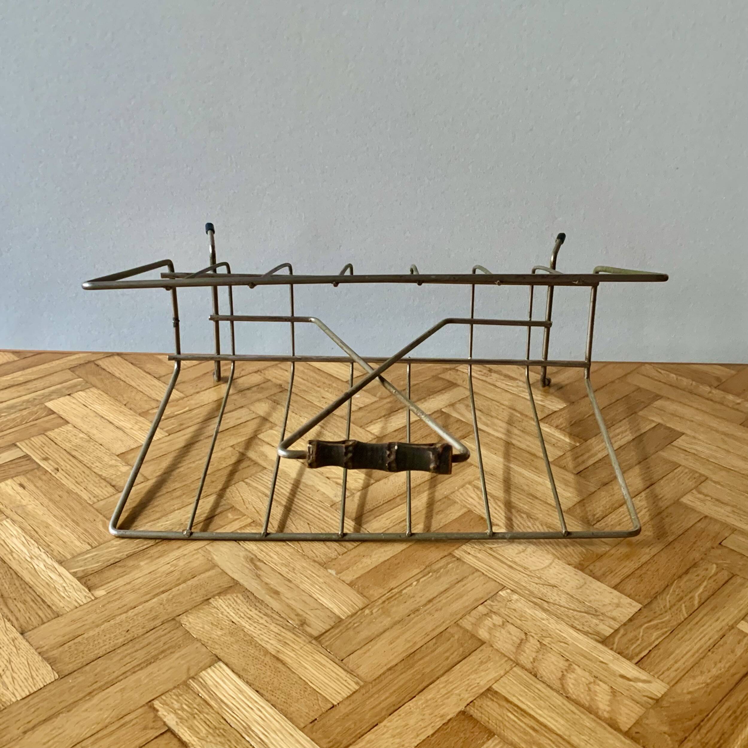 Old metal magazine rack - 1950