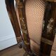 Vintage rattan and wicker swivel chair