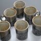 6 Scottish ceramic stoneware mugs