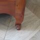 Rustic buffet Louis XV-Regency-jointed-massive wood-snail feet