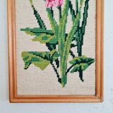 Canevas paire - motifs fleuris