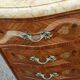 Dresser chiffon marquetry style louis xv marble top