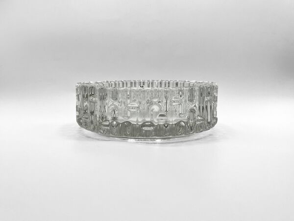Vide-poche SKLO UNION • Verrerie Hermanova hut • Design Frantisek Vizner  • 1965 • Verre pressé