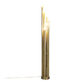 Vintage brass floor lamp, 1970s