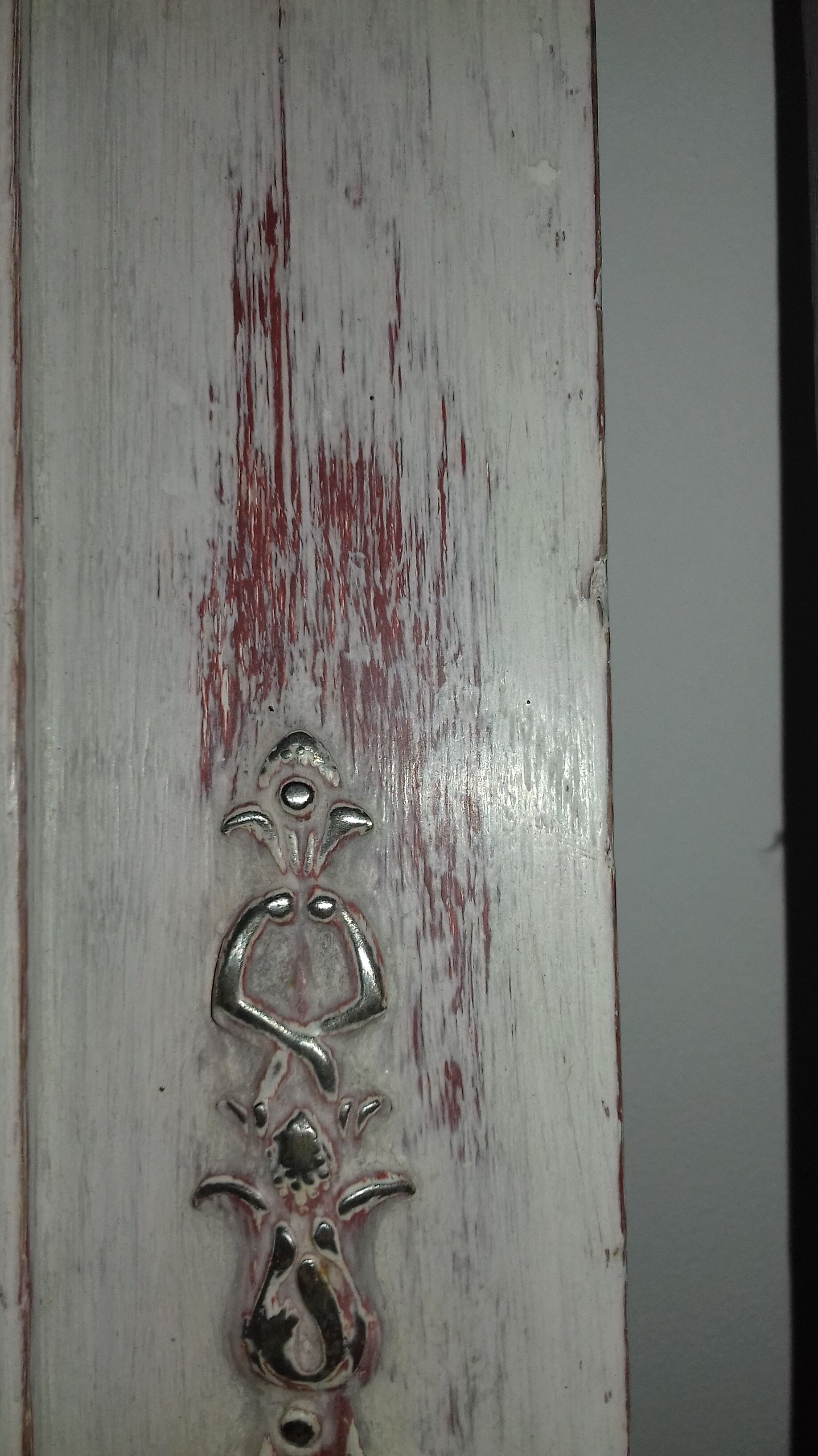 Triptych patinated 3 doors buffet Henry II