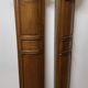 Pair of corners in ash and oak of the nineteenth century