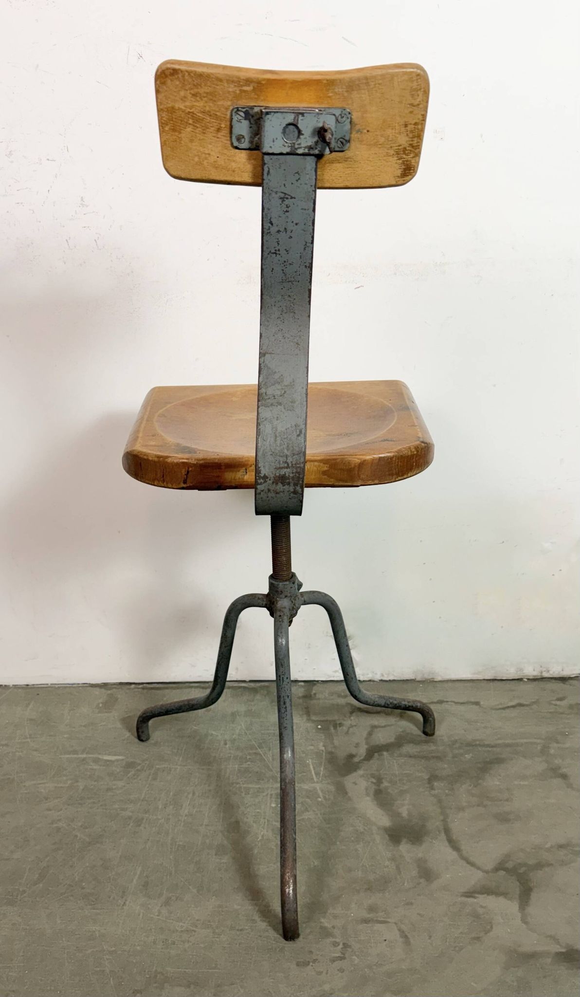 Industrial Factory Swivel Chair, 1950s