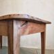 Antique French cherry wood dining table, early 20th century