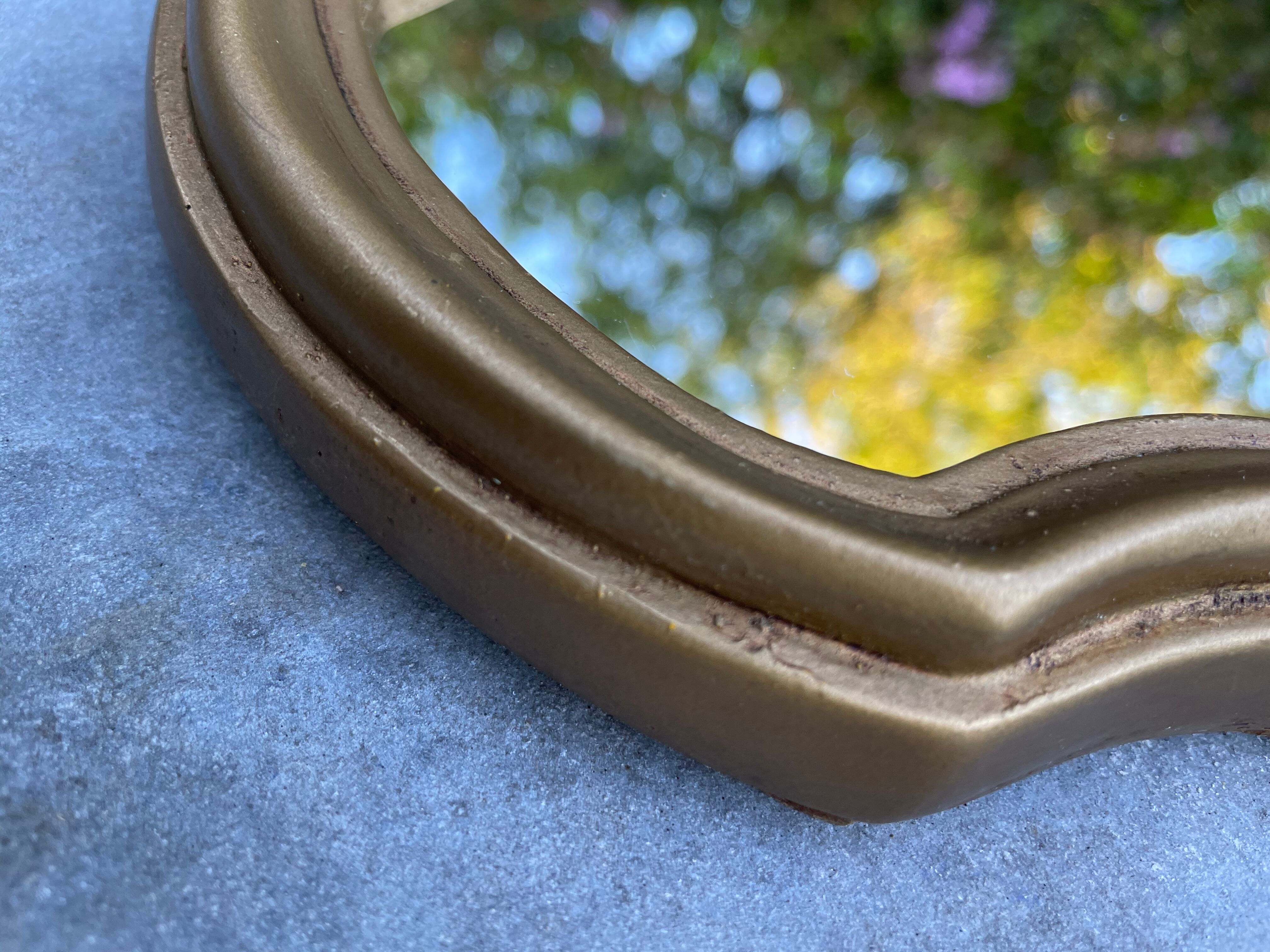 Gilded mirror H32 X L22