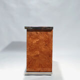 Buffet loupe laiton et chrome 1970