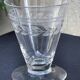 6 verres à porto – cristal guilloché – art déco