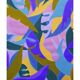 Purple jungle pastel illustration