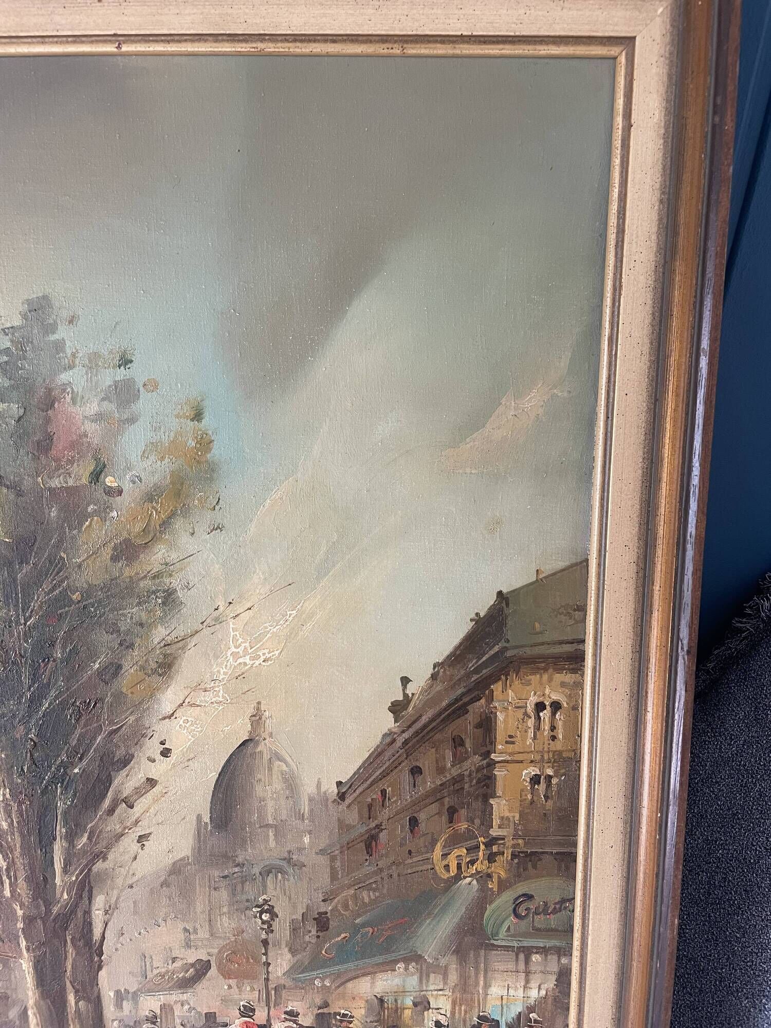 Signed Montmartre painting