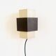 Geometric Curved Wall Lamp By J.J.M. Hoogervorst For Anvia Nederland, The Netherlands 1950S