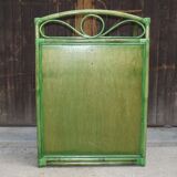 Chest of drawers in green rattan circa 1970