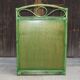 Chest of drawers in green rattan circa 1970