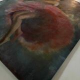 Tableau HST/P "Danseuse de Flamenco" signé (à déchiffrer)