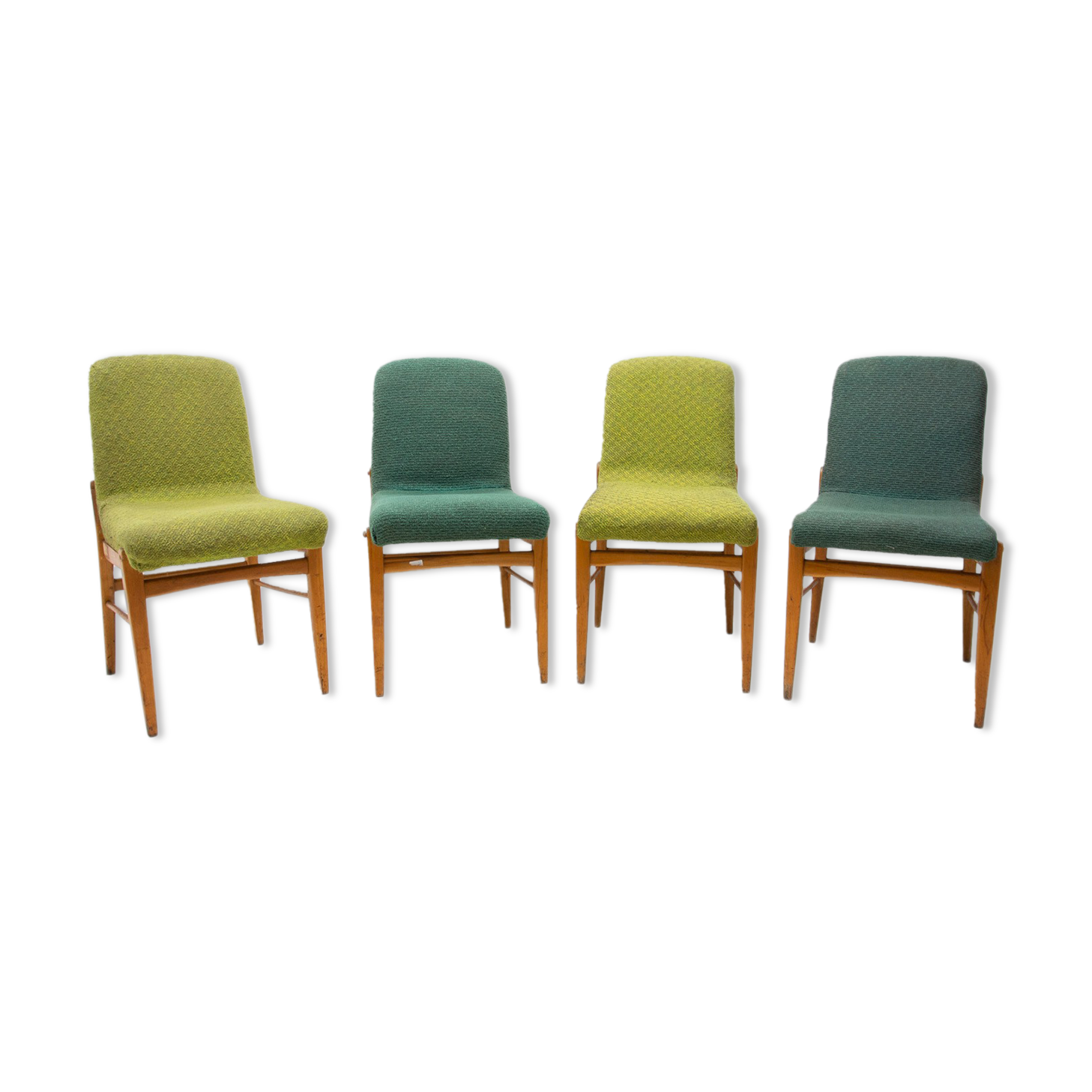 Mid century Dining Chairs by Miroslav Navrátil, 1960s, Set of 4
