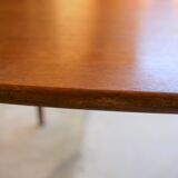 Scandinavian dining table extendable teak by Henry Walter Klein