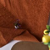 6x10 Terracotta Turkish Vintage Soft Rug 194x294Cm SK 241964