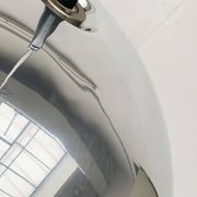 German mid-century dome pendant lamp by Staff Leuchten, 1960s.