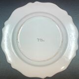 Malicorne earthenware plate