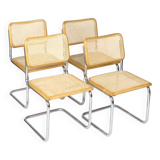 Set of four B 32 chairs by Marcel Breuer
