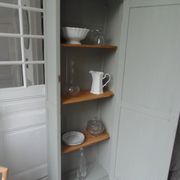 Bonnetière, a vintage, shallow dresser re-enchanted in verdigris with a waxed finish.