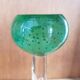 Set of Two Scandinavian Soliflore Bubble Glass Vases, 1960s