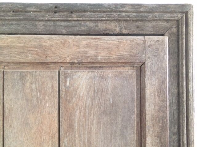 Antique door in solid oak