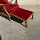 Morris velvet armchair