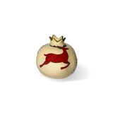 Grand vase in iznique ceramic christmas (red deer)