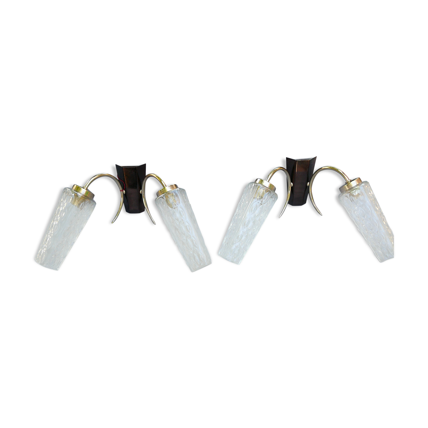 Pair of vintage double sconces
