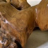 Table basse brutaliste du sculpteur Jean Yves Le Guyader