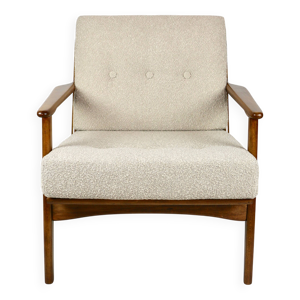 Fauteuil danois vintage - beige