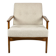 Danish Vintage Beige Boucle Armchair, 1970s
