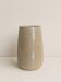 Vase en grès émaillé signé, esprit japandi / wabi-sabi, années 1980