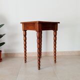 Early 20th century side table in solid oak