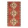1970s Turkish Oushak Handmade Wool Cotton Red Area Rug 107x200