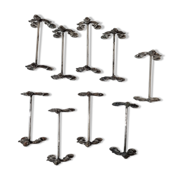 Silver metal knife holder early XXth