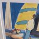 Lithograph F. Daguin "The Yellow Sails" 100/200