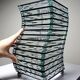 Lampe sculpturale moderniste "Stacked Glass", années 75-85