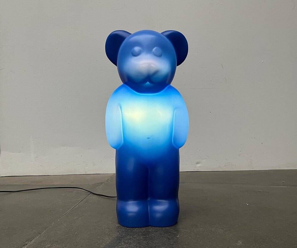 Postmodern Floor Lamp Bear Lumibär German by Klein & Leidig for Flötotto, 1990s